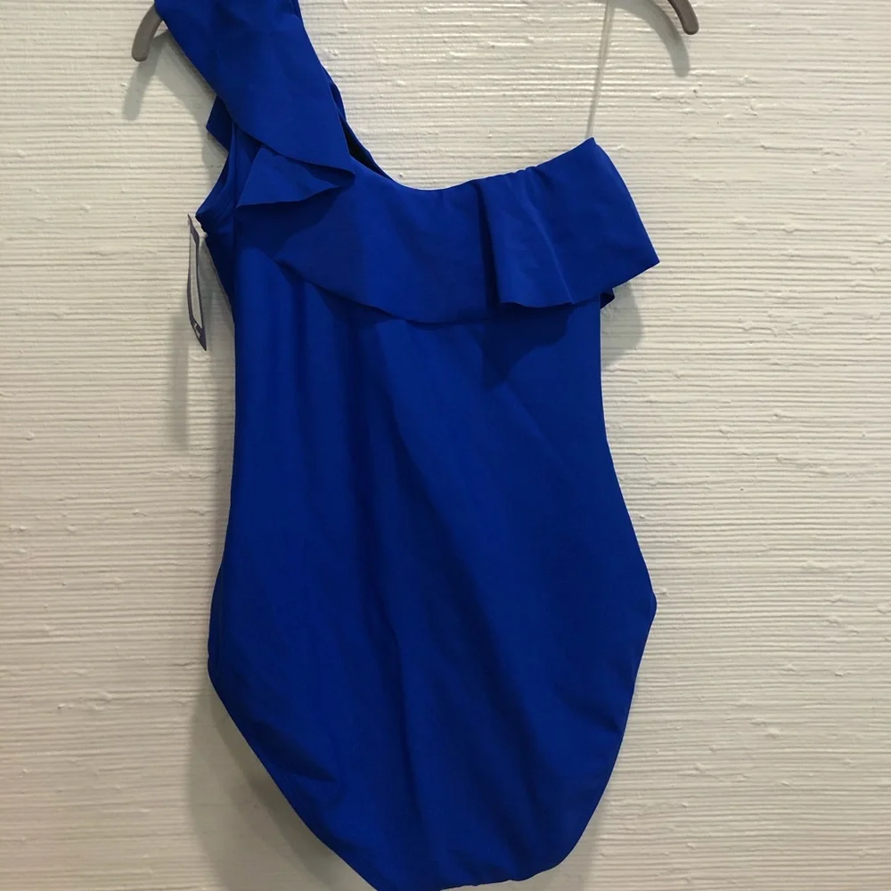 Hilor one shoulder ruffle swimsuit - Picture 2 of 5